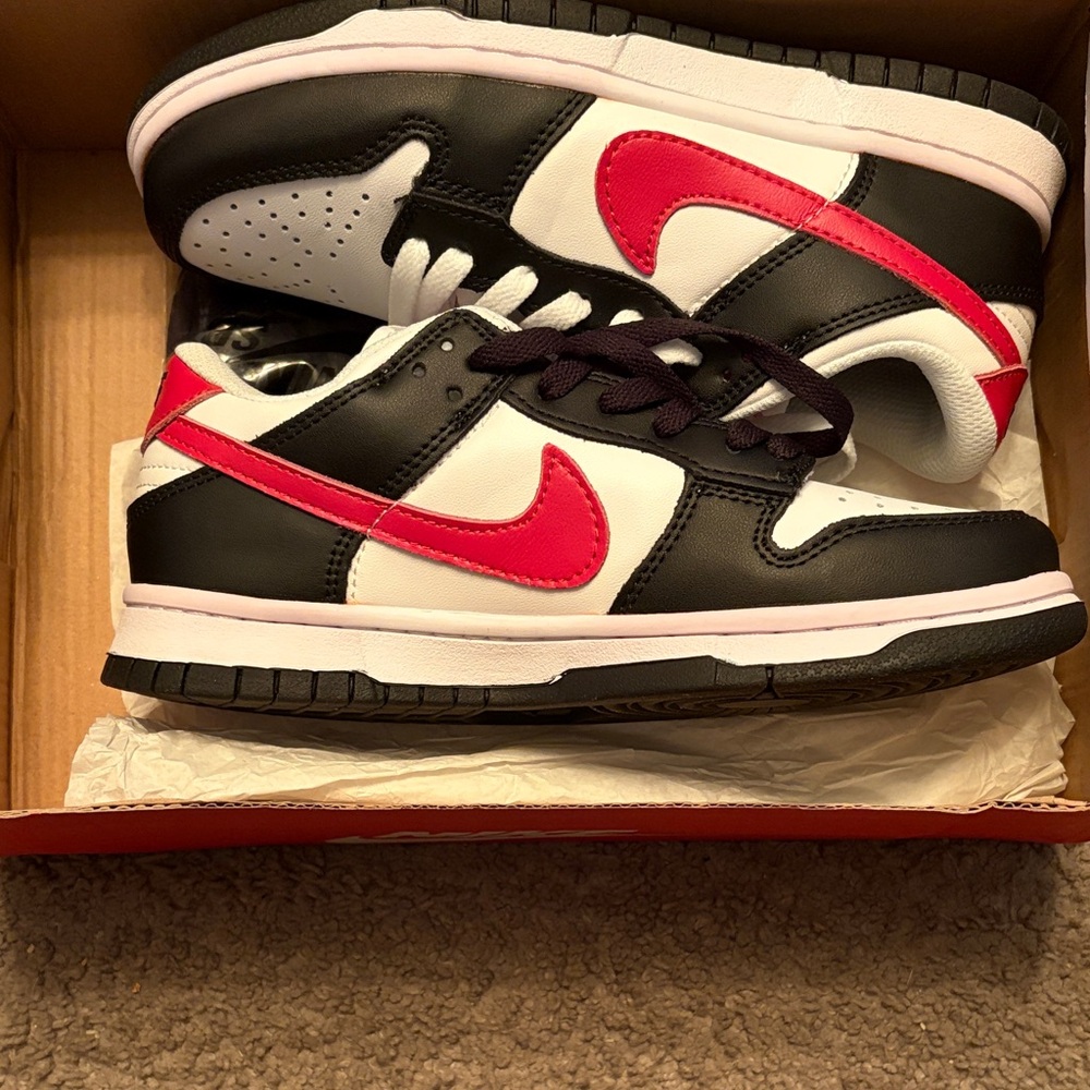 Nike Black and Red Sneakers